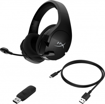 Наушники с микрофоном HyperX Cloud Stinger Core Wireless (CS002) черный мониторные оголовье (4P4F0AA) от магазина РЭССИ