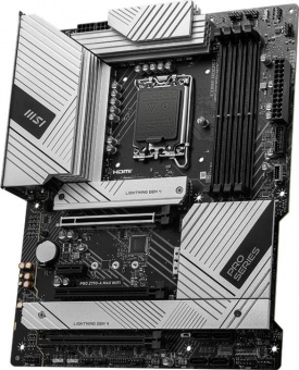Материнская плата MSI PRO Z790-A MAX WIFI Soc-1700 Intel Z790 4xDDR5 ATX AC`97 8ch(7.1) 2.5Gg RAID+HDMI+DP от магазина РЭССИ