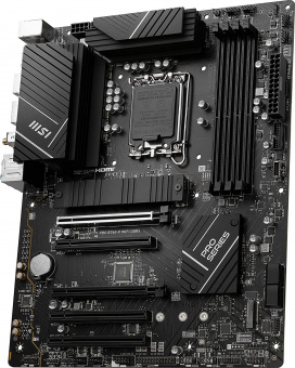 Материнская плата MSI PRO B760-P WIFI DDR4 Soc-1700 Intel B760 4xDDR4 ATX AC`97 8ch(7.1) 2.5Gg+HDMI+DP от магазина РЭССИ