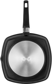 Сковорода-гриль Rondell Escurion RDA-869 квадратная 28см покрытие: Xylan Plus ручка съемная (без крышки) черный от магазина РЭССИ