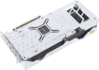 Видеокарта Asus PCI-E 4.0 TUF-RTX4070TIS-O16G-WHITE-GAMING NVIDIA GeForce RTX 4070TI Super 16Gb 192bit GDDR6X 2640/21000 HDMIx2 DPx3 HDCP Ret от магазина РЭССИ