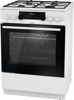 Плита Комбинированная Gorenje KS635W белый/черный (без крышки) реш.сталь от магазина РЭССИ