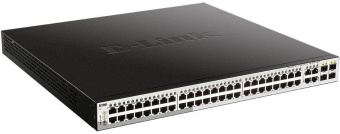 Коммутатор D-Link DGS-1210-52MP/FL1A 52G 48PoE+ 370W управляемый от магазина РЭССИ