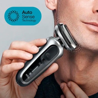 Бритва сетчатая Braun Series 7 71-S7200cc реж.эл.:3 питан.:аккум. черный/серебристый от магазина РЭССИ