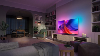 Телевизор LED Philips 55" 55PUS8848/12 Series 8 серебристый 4K Ultra HD 120Hz DVB-T DVB-T2 DVB-C DVB-S DVB-S2 USB WiFi Smart TV от магазина РЭССИ