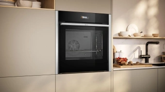 Духовой шкаф Электрический Neff B54CR31N0 черный/нержавеющая сталь от магазина РЭССИ