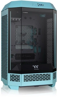 Корпус Thermaltake The Tower 300 Turquoise голубой без БП miniITX 7x120mm 5x140mm 2xUSB3.0 audio bott PSU от магазина РЭССИ