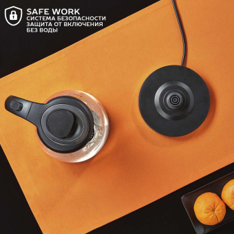 Чайник электрический Scarlett SC-EK27G36 1.8л. 1800Вт черный корпус: стекло/пластик от магазина РЭССИ