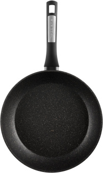 Сковорода Polaris Monolit 26F круглая 26см ручка несъемная (без крышки) черный (15258) от магазина РЭССИ