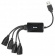 Разветвитель USB 2.0 Buro BU-HUB4-0.3-U2.0-Splitter 4порт. черный от магазина РЭССИ