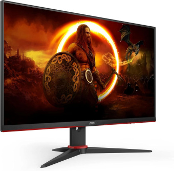 Монитор AOC 23.8" Gaming 24G2ZE черный/красный IPS LED 0.5ms 16:9 HDMI матовая 350cd 178гр/178гр 1920x1080 240Hz FreeSync Premium DP FHD 4.42кг от магазина РЭССИ