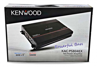 Усилитель автомобильный Kenwood KAC-PS804EX четырехканальный от магазина РЭССИ