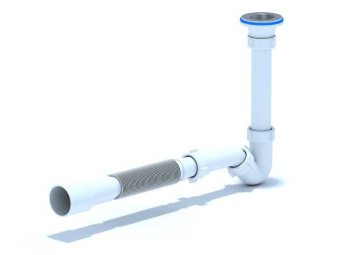 Сифон для биде АНИ 1 1/4'x32 с гибкой трубой 32х40/50 от магазина РЭССИ