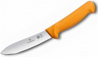 Нож Victorinox Swibo (5.8429.13) стальной для забоя/разделки лезв.180мм прямая заточка оранжевый от магазина РЭССИ