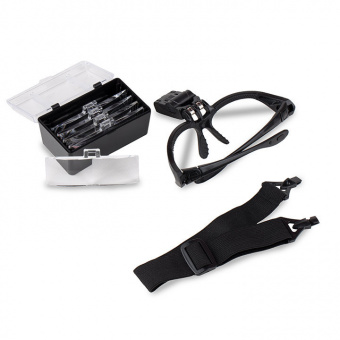 Очки монтажные 5 линз с подсветкой 9892В от магазина РЭССИ