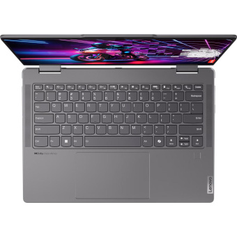 Ноутбук Lenovo Yoga 7 14AHP9 Ryzen 5 8640HS 16Gb SSD1Tb AMD Radeon 14" IPS Touch WUXGA (1920x1200) Windows 11 Home dk.grey WiFi BT Cam Bag (83DK006SRK) от магазина РЭССИ
