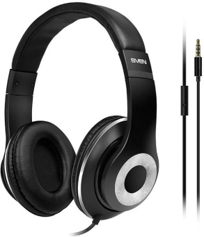 Наушники с микрофоном Sven AP-930M черный/серебристый 1.3м мониторные оголовье (SV-013608) от магазина РЭССИ