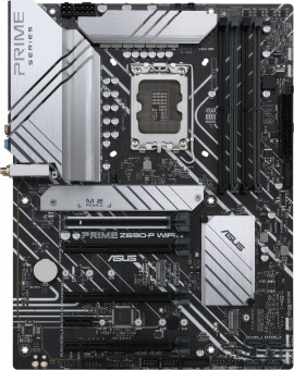 Материнская плата Asus PRIME Z690-P WIFI Soc-1700 Intel Z690 4xDDR5 ATX AC`97 8ch(7.1) 2.5Gg RAID+HDMI+DP от магазина РЭССИ