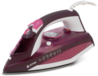 Утюг Vitek VT-1215 2400Вт розовый от магазина РЭССИ
