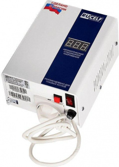 Стабилизатор напряжения Rucelf Котел-1200 1.2кВА однофазный белый от магазина РЭССИ