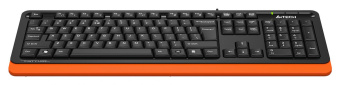 Клавиатура A4Tech Fstyler FKS10 черный/оранжевый USB от магазина РЭССИ