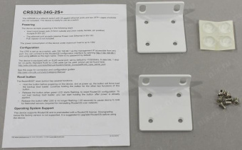 Коммутатор MikroTik CRS326-24G-2S+RM 24G 2SFP+ управляемый от магазина РЭССИ