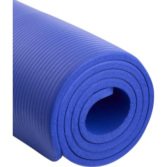 Коврик для йоги и фитнеса Starfit FM-301 NBR 1.2 см 183x61 см темно-синий УТ-00018920 от магазина РЭССИ