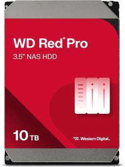 Жесткий диск WD SATA-III 10TB WD103KFBX Red Pro (7200rpm) 512Mb 3.5" от магазина РЭССИ