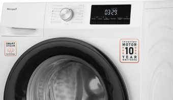 Стиральная машина Weissgauff WM 61410 Inverter Steam класс: A+++ загр.фронтальная макс.:10кг белый от магазина РЭССИ