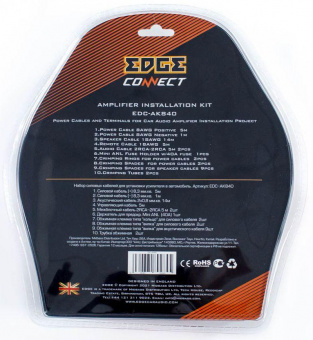 Набор проводов Edge EDC-AK840 красный/черный от магазина РЭССИ