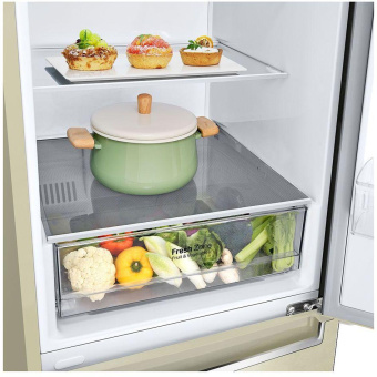 Холодильник LG GC-B509SECL 2-хкамерн. бежевый от магазина РЭССИ