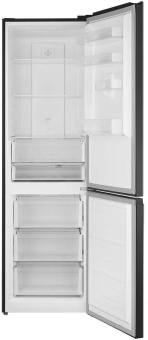 Холодильник Weissgauff WRK 2000 Total NoFrost Inverter Black Inox 2-хкамерн. черный инвертер от магазина РЭССИ