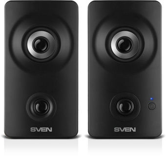Колонки Sven 405 2.0 черный 8Вт BT беспроводные BT от магазина РЭССИ