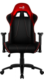 Кресло игровое Aerocool AС100 AIR черный/красный сиденье черный/красный ПВХ/полиуретан крестов. от магазина РЭССИ