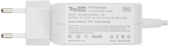 Адаптер TopON TOP-HW45QW автоматический 45W 5V-20V 2.25A от бытовой электросети от магазина РЭССИ
