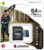 Флеш карта microSDXC 64Gb Class10 Kingston SDCG3/64GB Canvas Go! Plus + adapter от магазина РЭССИ