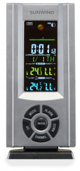 Погодная станция SunWind SW-WSH143-COLOR серебристый от магазина РЭССИ