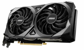 Видеокарта MSI PCI-E 4.0 RTX 3060 Ti VENTUS 2X 8G OCV1 LHR NVIDIA GeForce RTX 3060Ti 8192Mb 256 GDDR6 1695/14000 HDMIx1 DPx3 HDCP Ret от магазина РЭССИ