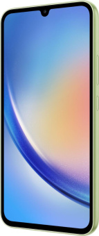 Смартфон Samsung SM-A346E Galaxy A34 5G 256Gb 8Gb зеленый лайм моноблок 3G 4G 2Sim 6.6" 1080x2340 Android 13 48Mpix 802.11 a/b/g/n/ac NFC GPS GSM900/1800 GSM1900 TouchSc Protect microSD max1024Gb от магазина РЭССИ