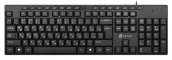 Клавиатура Оклик 125M черный USB Multimedia (1678108) от магазина РЭССИ