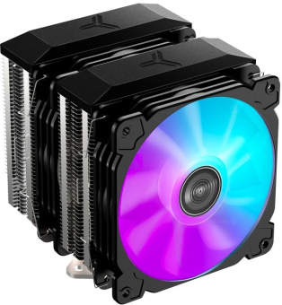 Устройство охлаждения(кулер) Jonsbo CR-2100 RGB черный 4-pin 18.1-29.5dB Al 230W 900gr Ret от магазина РЭССИ
