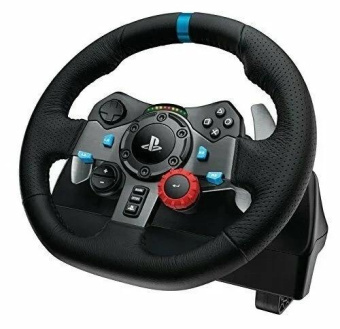 Руль Logitech G29 14кноп. (с педалями) черный от магазина РЭССИ