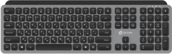 Клавиатура Оклик K859W серый/черный USB беспроводная slim Multimedia (2002136) от магазина РЭССИ