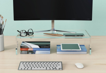 Подставка Cactus CS-MR-PL прозрачный от магазина РЭССИ