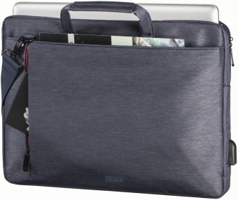 Сумка для ноутбука 15.6" Hama Manchester синий полиэстер (00216581) от магазина РЭССИ