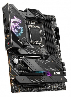 Материнская плата MSI MPG Z690 EDGE WIFI DDR4 Soc-1700 Intel Z690 4xDDR4 ATX AC`97 8ch(7.1) 2.5Gg RAID+HDMI+DP от магазина РЭССИ
