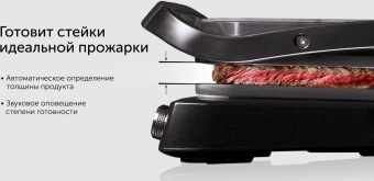 Электрогриль Red Solution SteakPRO RGM-G850P 2000Вт черный от магазина РЭССИ