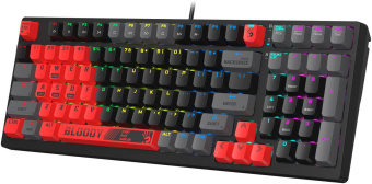 Клавиатура A4Tech Bloody S98 Sports Red BLMS Plus механическая красный/черный USB for gamer LED (S98 SPORTS RED BLMS RED PLUS) от магазина РЭССИ