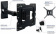 Кронштейн для телевизора Kromax DIX-17 черный 22"-55" макс.30кг настенный поворот и наклон от магазина РЭССИ