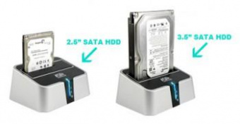 Док-станция для HDD AgeStar 3UBT2 SATA USB3.0 пластик серебристый 1 от магазина РЭССИ